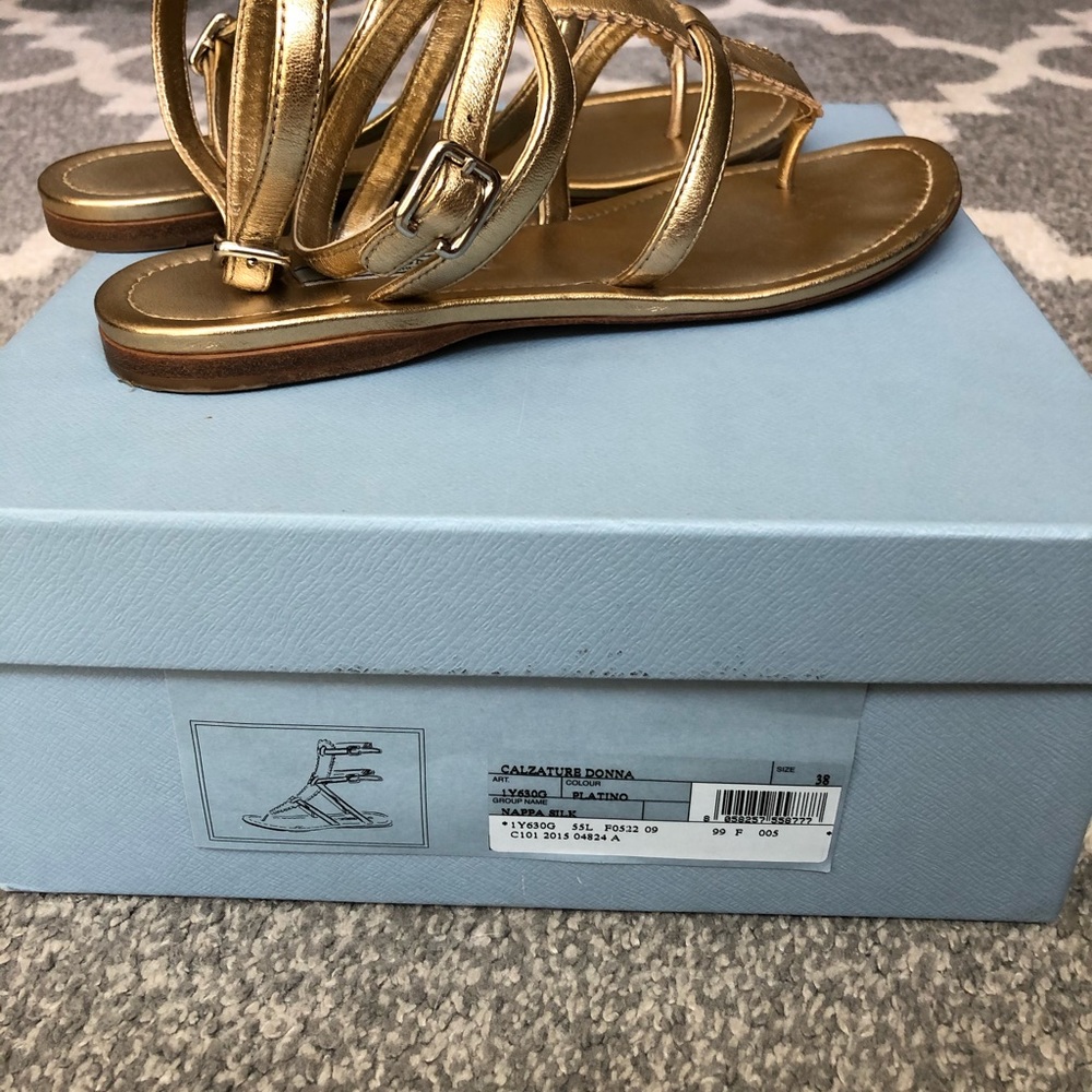 Prada gold gladiator - Picture 2 of 4